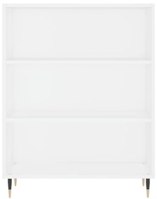 vidaXL Βιβλιοθήκη Λευκή 69,5 x 32,5 x 90 εκ. από Επεξεργασμένο Ξύλο