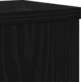 vidaXL Βάση φυτών 2 pcs Μαύρη Οξυά 15 x 15 x 20 εκ. Επεξεργασμένο ξύλο