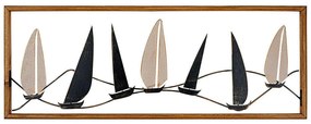 Διακοσμητικό Τοίχου Guzelce 279ENZ2546 90x3,5x34cm Multi Wallity Μέταλλο