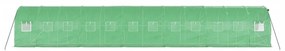 Θερμοκήπιο με Ατσάλινο Πλαίσιο Πράσινο 24 μ² 12 x 2 x 2 μ. - Πράσινο