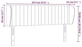 ΚΕΦΑΛΑΡΙ ΜΕ ΠΤΕΡΥΓΙΑ TAUPE 147 X 23 X 78/88 ΕΚ. ΥΦΑΣΜΑΤΙΝΟ 3117384