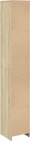 vidaXL Στήλη Μπάνιου Sonoma Δρυς 30x30x183,5 εκ. Επεξεργασμένο Ξύλο
