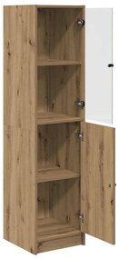 vidaXL Highboard Artisan Oak 35 x 37 x 142 εκ Επεξεργασμένο ξύλο