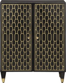 vidaXL Βοηθητικό Ντουλάπι 60 x 33 x 75 εκ. από Μασίφ Ξύλο Μάνγκο