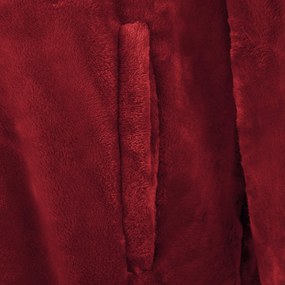vidaXL Φούτερ-κουβέρτα Βεραμάν Κόκκινο l Φανέλα