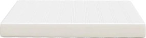 vidaXL Στρώμα Κρεβατιού με στρώμα Κρεμ 140 x 190 cm ύφασμα