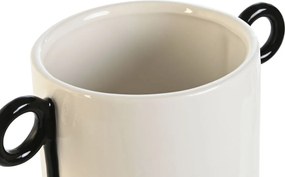 Βάζο Home ESPRIT Δίχρωμα Κεραμικά Σύγχρονη 21 x 13 x 18 cm