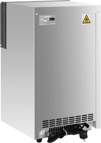 vidaXL Παγομηχανή Ασημί 45 κ. / 24 ώρες