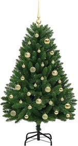 vidaXL Τεχνητό Χριστουγεννιάτικο Δέντρο 120 cm 150 LED Θερμό λευκό