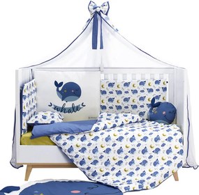 Σετ Κούνιας 9τμχ Bebe Stars Whale 3100