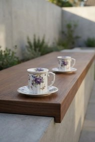 Stewehome Σετ πορσελάνινων φλιτζανιών καφέ για 6 άτομα Πολύχρωμο