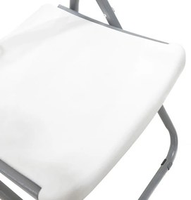 Καρέκλα catering-συνεδρίου πτυσσόμενη Edison χρώμα λευκό 4αδα 45x50x88 εκ.