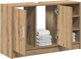 vidaXL Ντουλάπι Μπάνιου Artisan Oak 90 x 29 x 55 εκ.