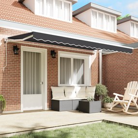 vidaXL Σκηνίτσα Αναδιπλούμενη Ανθρακί 400x200 cm
