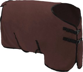 vidaXL Σαμάρι Ίππου Πλήρης Σκούρος Καφέ Πολυεστέρας