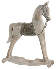 Διακοσμητική Φιγούρα Home ESPRIT Φυσικό Άλογο 38 X 10 X 47 CM 38,,50 X 10 X 47 CM