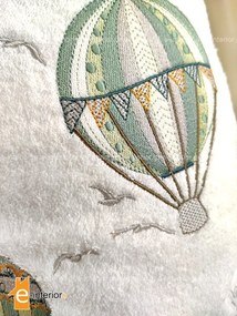 Σετ βρεφικές πετσέτες 2 τμχ - Hot Air Balloon Green 108109009
