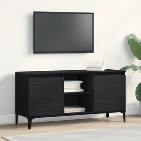 vidaXL Βάση Τηλεόρασης σε Μαύρο Δρυς 102x35x50 εκ. από Επεξεργασμένο Ξύλο