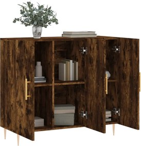 vidaXL Ντουλάπι Καπνιστή Δρυς 90x34x80 εκ. Επεξεργασμένο Ξύλο
