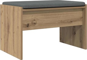 vidaXL Παγκάκι Χαλωρίου Artisan Oak 63 x 38 x 40 εκ