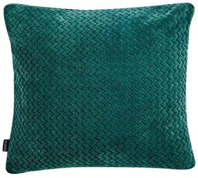 Μαξιλάρι Διακοσμητικό (Με Γέμισμα) Stanley 02 Emerald Kentia 50X50 50x50cm Πολυέστερ