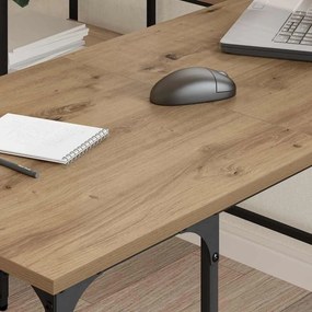 vidaXL Γραφείο Artisan Oak Επεξεργασμένο ξύλο 139 x 139 x 75 εκ.