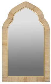 Artekko Bohemian Καθρέφτης Τοίχου με Ρατάν MDF/Γυαλί Φυσικό (57x3x97)cm