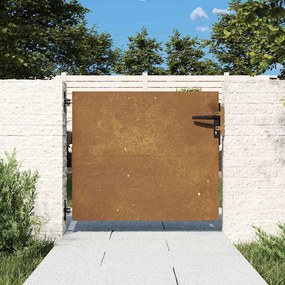 vidaXL Πόρτα Κήπου από Ατσάλι Corten 85x75 εκ.
