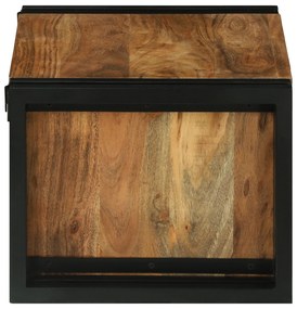 vidaXL Ράφι Κρασιού 46x35x27.5 cm Μασίφ Ξύλο Ακακίας