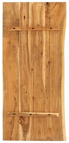 vidaXL Πάγκος Μπάνιου 114x52x2,5 εκ. από Μασίφ Ξύλο Ακακίας