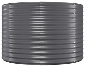 vidaXL Ζαρντινιέρα Ανθρακί 175x100x68εκ Ατσάλι με Ηλεκτρ. Βαφή Πούδρας