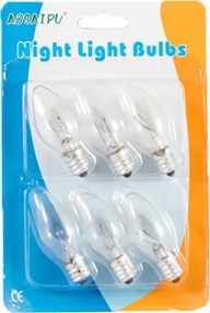 Σετ 6τμχ Λαμπάκια Night Light Bulbs