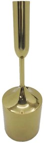 Κηροπήγιο Aria 029064 10x10x31cm Gold Αλουμίνιο
