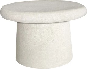 Τραπέζι σαλονιού Herona pakoworld mdf λευκό Φ60x40εκ