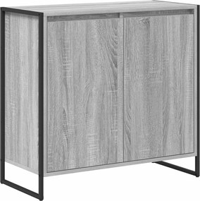 vidaXL Βοηθητικό ντουλάπι Γκρίζο Σονομα 79 x 36 x 75 εκ