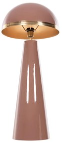 FLOOR LAMP SMUSH  METAL IN SALMON &amp; GOLD-ROTATING CAP Φ36,5x84Hcm. 36.5x36.5x84 εκ.