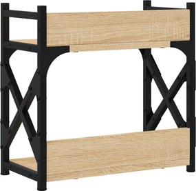 vidaXL Βάση Εκτυπωτή 2 Επιπέδων Sonoma Δρυς 40x20x40 εκ Επεξ. Ξύλο