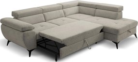 Γωνιακός Καναπές Fairo-Αριστερή-Μπεζ