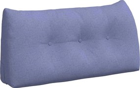 vidaXL Μαξιλάρι Πλάτης Μπλε τζην 100 x 24 x 50 εκ ύφασμα