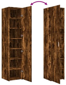 vidaXL Ντουλάπι Καπνιστή Δρυς 40x42,5x185 εκ. από Επεξεργασμένο Ξύλο