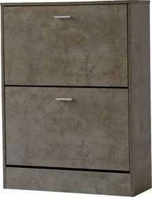 Παπουτσοθήκη Με 2 Ράφια/12 Θέσεων (63x24x80) Spitishop Slimline Cement