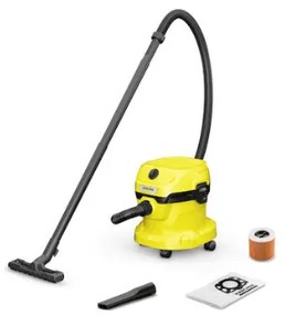 Karcher WD 2 PLUS V-12/4/18/C Σκούπα Υγρών / Στερεών 1000W με Κάδο 12lt