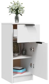 vidaXL Μπουφές Λευκά 30 x 30 x 70 εκ. από Επεξεργασμένο Ξύλο