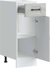 vidaXL ντουλάπι βάσης κουζίνας Kalmar Γκρι sonoma Επεξεργασμένο Ξύλο