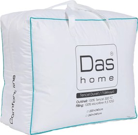 Πάπλωμα King Size (240x260) Das Home Comfort 1429 White