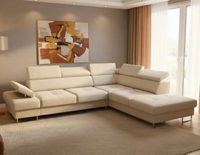 Γωνιακός καναπές Gelito-Ekrou-Αριστερή