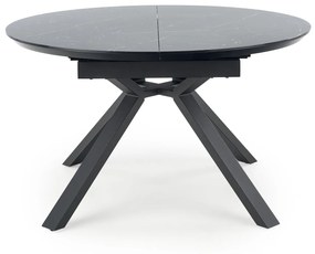 VERTIGO extension table, color: top - black marble, legs - black DIOMMI V-CH-VERTIGO-ST