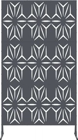 vidaXL Οθόνη Ιδιωτικότητας Ανθρακί 100 x 50 x 180 εκ. Ατσάλι