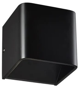 Απλίκα Φωτιστικό Τοίχου LED 1X3W 230V 3000K NEPHELE Aca-L35037BK-Μαύρο L35037BK