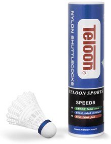 Amila Μπαλάκια Badminton Προπόνησης Νάιλον, μεσαίας ταχύτητας (6 τμχ.) (42072)